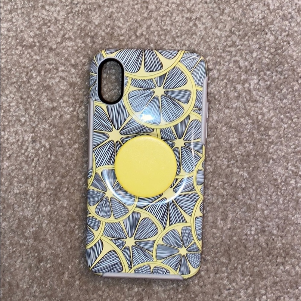 iPhone X Otterbox Popsocket Case